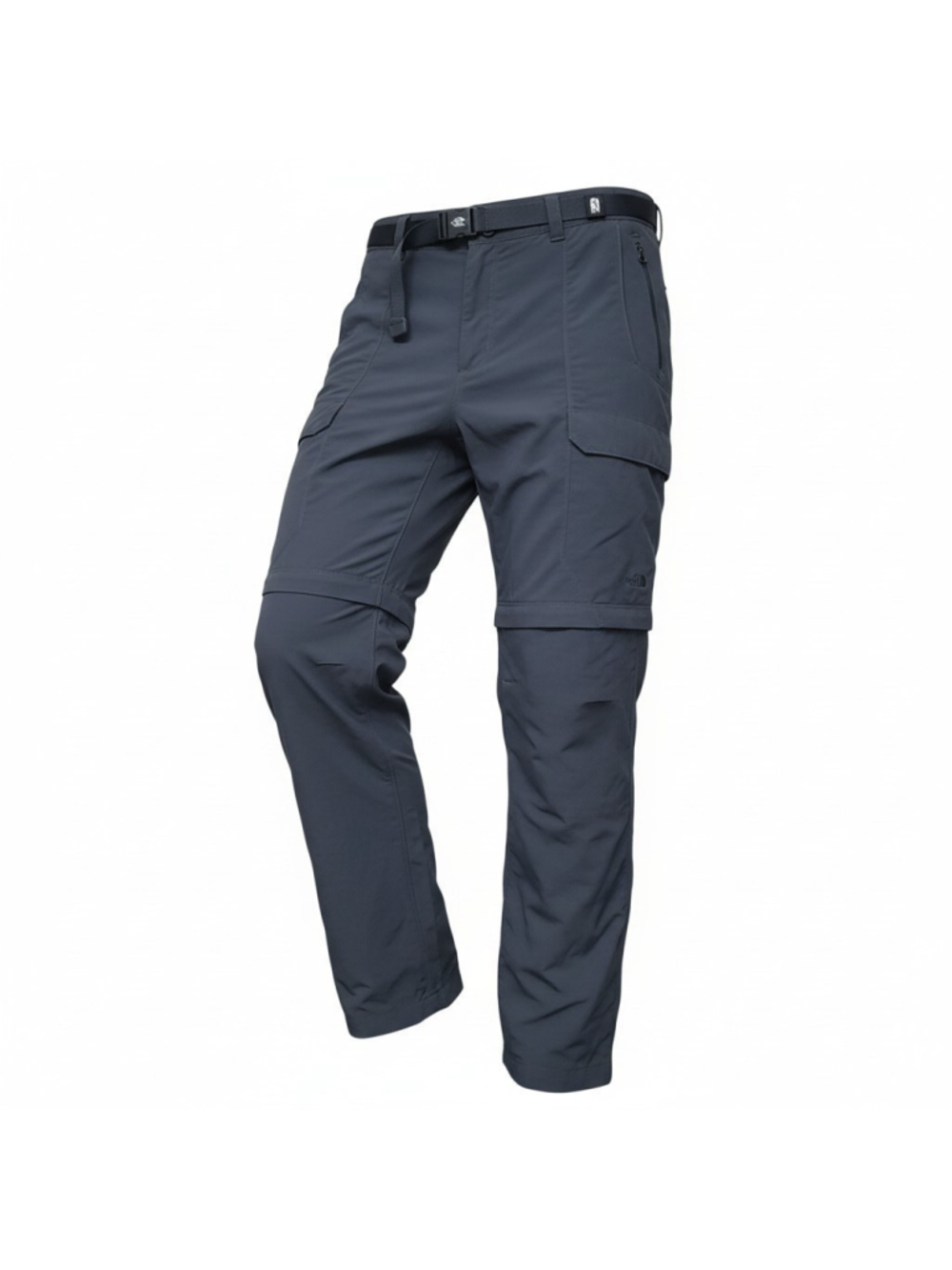 North Face Paramount Peak Mens Gray Convertible Pants/Shorts Large #AJFB Pre-own